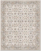 Washable 3x5 Entryway Rug, Boho Non-Slip Vintage Distress Small Rugs - Image 8