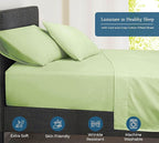 Royale Linens 400 Thread Count 100% American Grown Cotton Fitted Sheet Full Size - Image 3