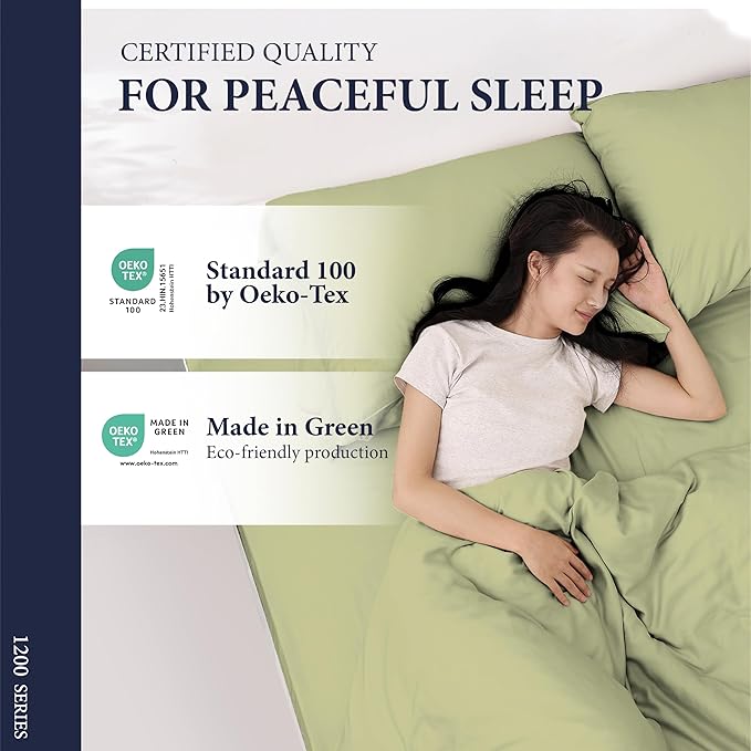 100% Egyptian Cotton Queen Size Sheets Set - Image 6