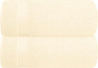 Belizzi Home Cotton 2 Pack Oversized Bath Sheet 35x70, Large Bath Sheet by Unknown
