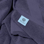 White Classic Luxury Soft Navy Bath Sheet Towels - Image 5