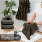 Ycosy 4 Pack Extra Large Microfiber Bath Towels Set, 35x70 inches, Less Lint - Image 3