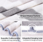 JML Bath Towels, Large Microfiber Towel Set, Ultra Soft, Super Absorbent - Image 3