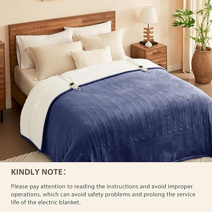 Homemate Electric Heated Blanket Queen - Image 8