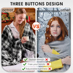 Black Heated Blanket Electric Throw, 50X60 Heating Throw - Image 8