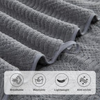 8 Piece Bath Towel Set-2 Oversized Bath Sheets, 2 Hand Towels, 4 - Image 9