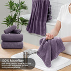 Ycosy 4 Pack Extra Large Microfiber Bath Towels Set, 35x70 inches, Less Lint - Image 3