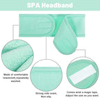 Whaline 4 PCS Spa Headband, Make up Hair Band, Stretch Terry Cloth Headband - Image 3