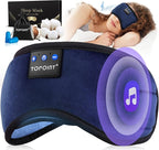 TOPOINT Sleep Headphones, Sleeping Headphones Bluetooth Sleep Mask - Image 8