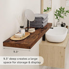 40 Inch Floating Shelves for Wall, 9.3 Inch Deep Shelves for Books & Decor - Image 4