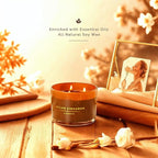 Luxury Cinnamon Scented Fall Candle - Image 2