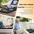 CYMULA Camping Cot Mattress 2in Memory Foam Sleeping Pad, Soft Warm Non-Slip - Image 4