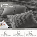 Comfort Spaces Kienna Quilt Set- Double Sided Stitching Design Summer Blanket - Image 5