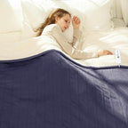 Heated Blanket Twin Size 62" x 84" by Vellubam