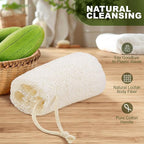 Natural Loofah Body Scrubber Sponge, Spa & Shower Use - Image 2