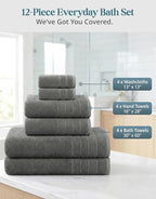 CASA PLATINO Premium Cotton Turkish Towel Set - Image 3
