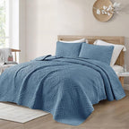 Exclusivo Mezcla Twin Quilt Bedding Set, Lightweight Soft Bedspreads Coverlets - Image 2