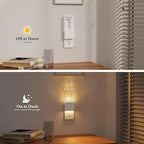 JandCase Night Lights Plug into Wall, Dusk to Dawn Sensor, 3000K Soft White LED - Image 2