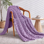 Knitted Weighted Blanket Adults, No Beads Heavy Blanket 36” x 48'' 3lbs - Image 2