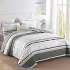 DJY Striped Quilt Set King Size - Image 2