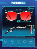 TIJN Sleep Glasses with Blue Green Light Blocking, Screen Fatigue & UV - Image 7