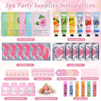 KYDA 84PCS SPA Party Supplies for Women, Face Mask, Hand Cream, Lip Balm - Image 2
