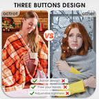 Heated Electric Blanket Full Size, 72X84 Heating Blanket, Fast Heating Washable - Image 7