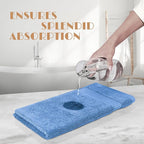 White Classic Light Blue Washcloths Set - Image 5