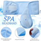 Hoteam 30 Pack Spa Headband Facial Esthetician Hair Wrap - Image 3