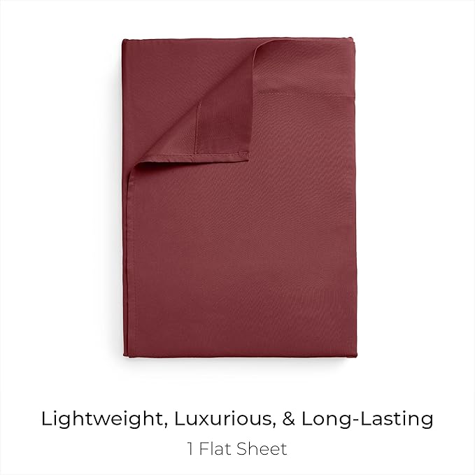 Mellanni Queen Size Flat Sheet - Image 2