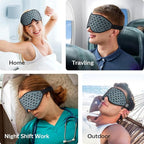 LitBear Breathable Sleep Mask, 3D Eye Mak Sleep - Image 7