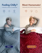 Homemate Electric Heated Throw Blanket - Image 4