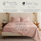 Karissa Mae Cooling Bamboo Viscose Standard Size Pillowcase Set | 100% - Image 4