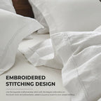 Simple&Opulence 100% Washed Linen Duvet Cover - Image 3