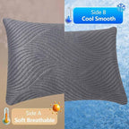 King Size Pillows Set of 2 Cooling Memory Foam Pillows - Image 3