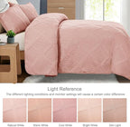 Exclusivo Mezcla King Quilt Set- Blush Pink Quilts Bedding Set - Image 3