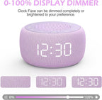 Buffbee Sound Machine & Alarm Clock 2-in-1, 0-100% Clock Face Brightness - Image 4