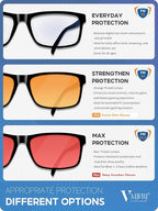 VMJFBJ Blue Light Glasses For Women/Men Computer Reading Gaming Improve Sleep - Image 4