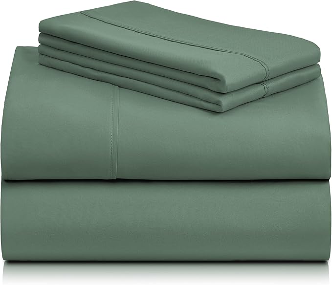 LuxClub 4 PC Queen Sheet Set, Breathable Luxury Bed Sheets, Deep Pockets 18" - Image 8