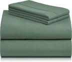 LuxClub 4 PC Queen Sheet Set, Breathable Luxury Bed Sheets, Deep Pockets 18" - Image 8