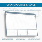 Habit Tracker Hero Desk Pad by Clear Mind Concepts® – 24 Monthly Undated - Image 3
