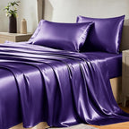 CozyLux Satin Sheets Twin Sheet Set by CozyLux