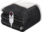Electric Heated Blanket Full Size 72"x84", Soft Flannel by Soypipo
