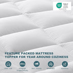 UNILIBRA Cal King Size Mattress Pad Pillow Top Mattress Cover Padded - Image 2