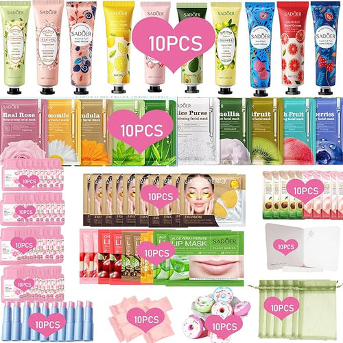140 Pcs Spa Party Supplies Slumber Party Organza Bags Spa Party Favors Spa - Image 2