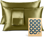 Pure Bedding Satin Pillowcase 2 Pack by PureBedding