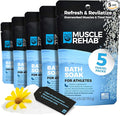 Muscle Rehab Epsom Salt Bath Soak 5 Travel Packets by MuscleRehabSportsRecovery