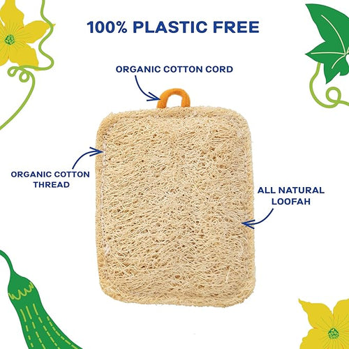 All Natural Loofah Kitchen Sponges - Image 2