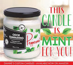 Peppermint Odor Eliminating Highly Fragranced Candle - Image 7