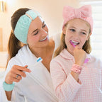 DiyJibb 9 Pcs Spa Headband for Washing Face, Skincare Headband and Wristband Set - Image 6